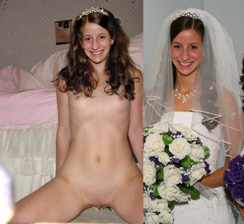 bride before Wedding and after nude