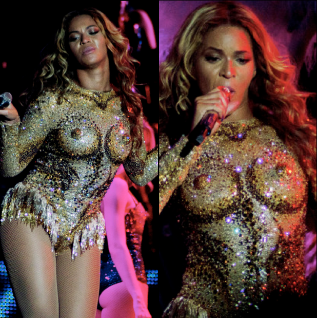 nipple outfit Beyonce