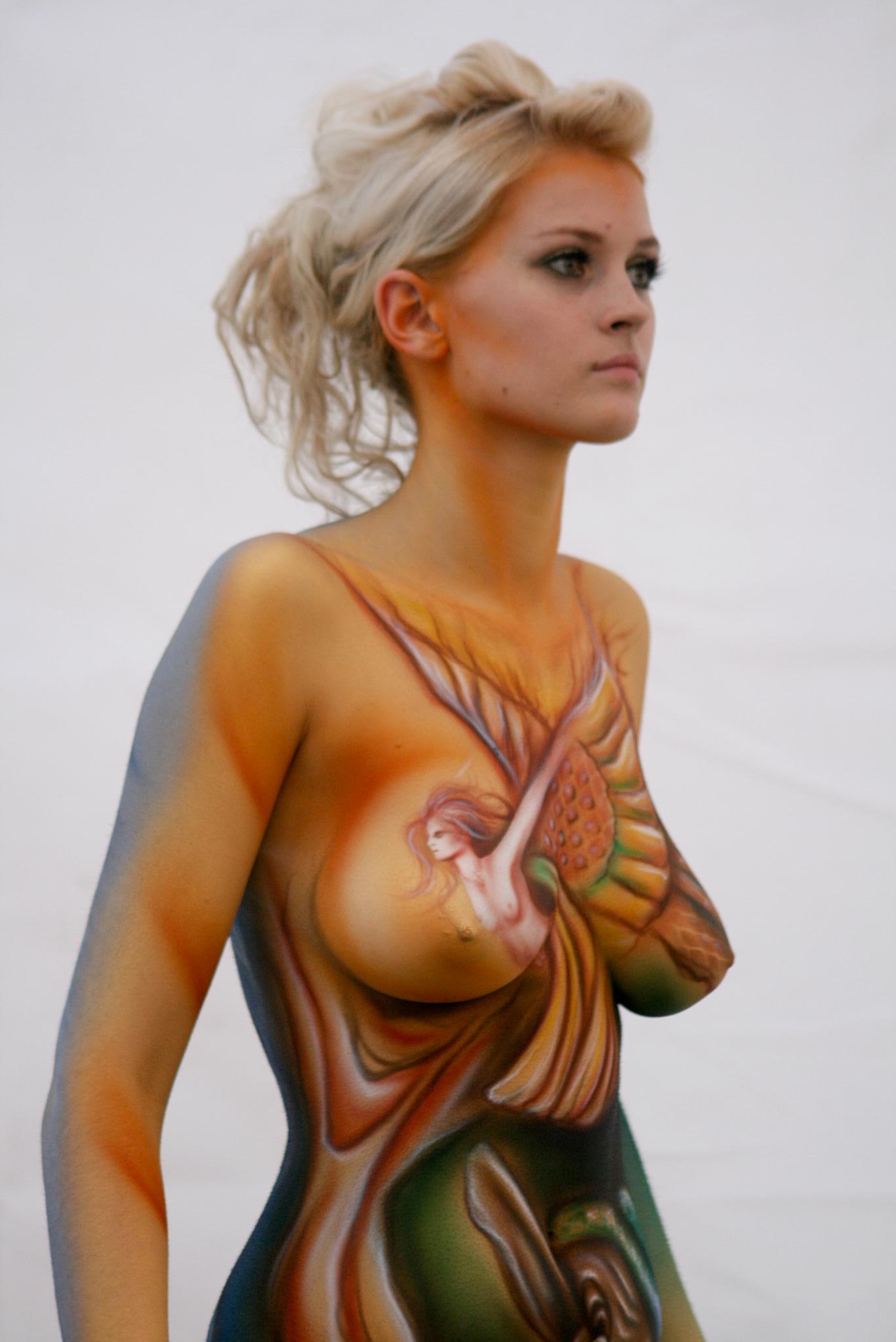 painting art Girl nude