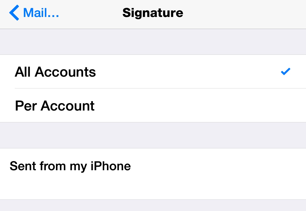 message Iphone signature text