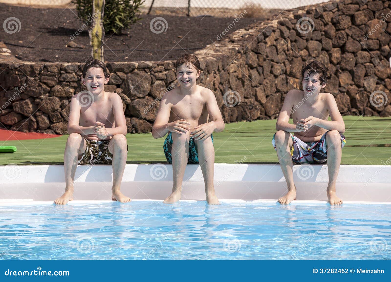 pool at Teen boys