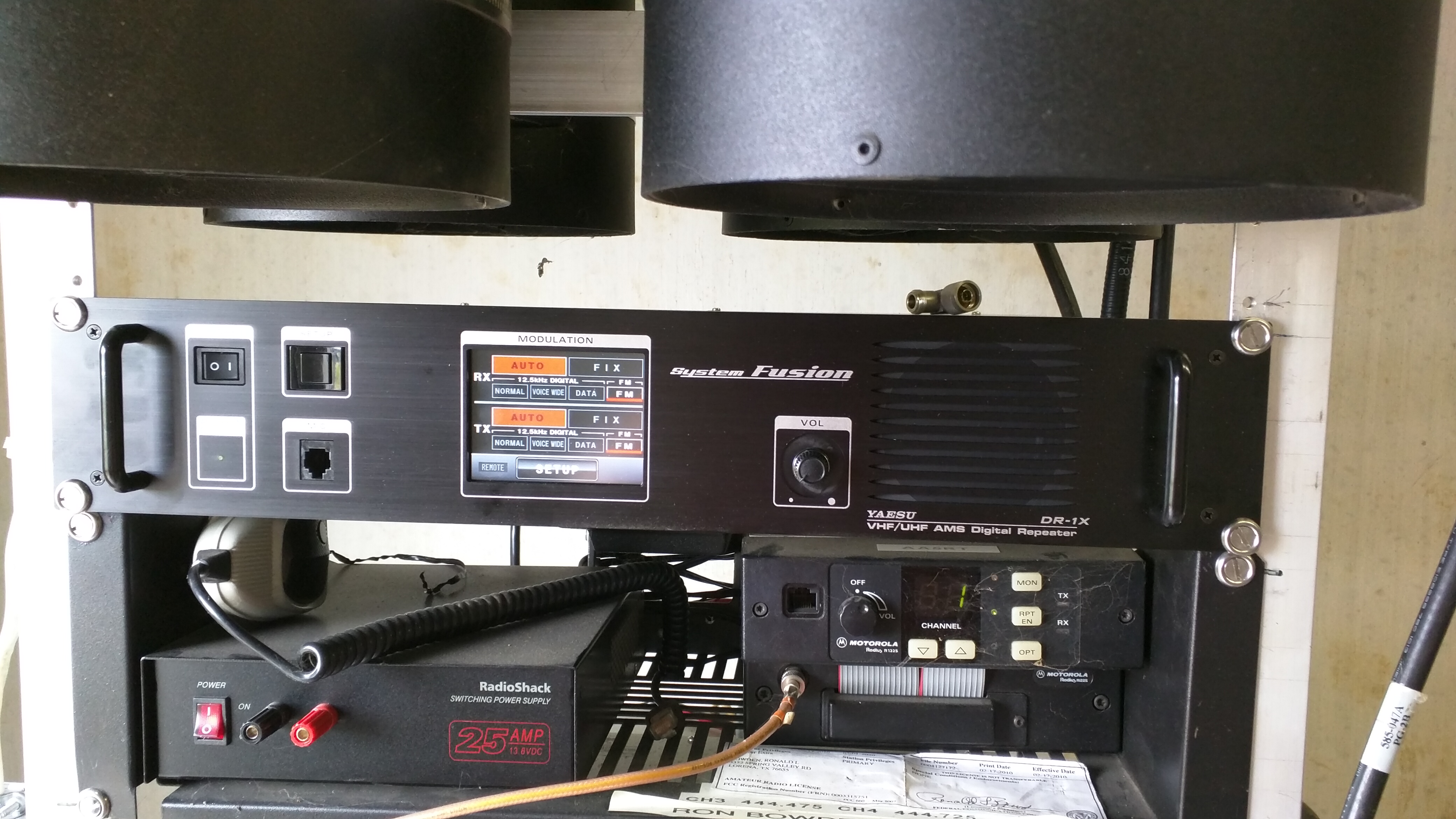 frequency Amateur offset repeater