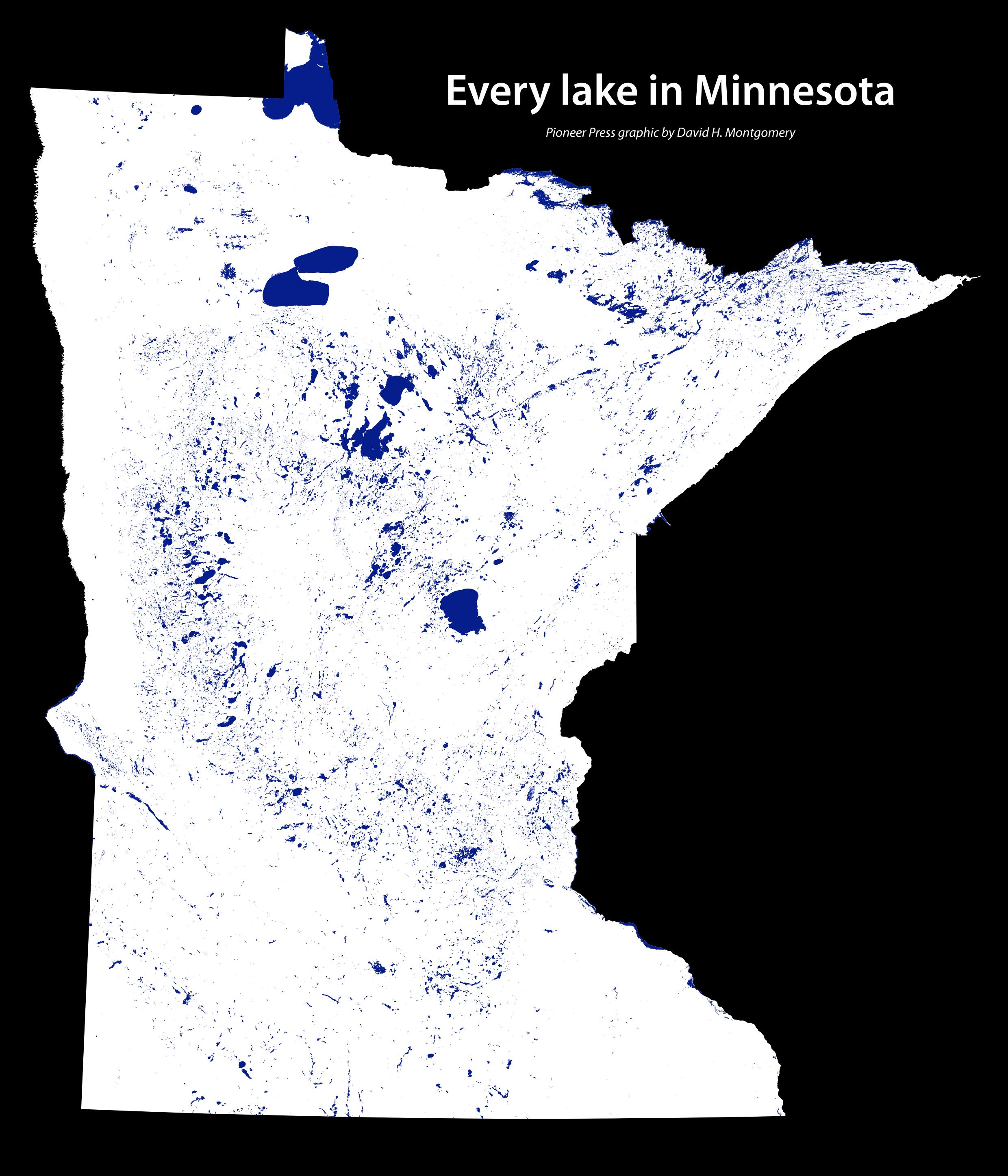minnesota have does many lakes How