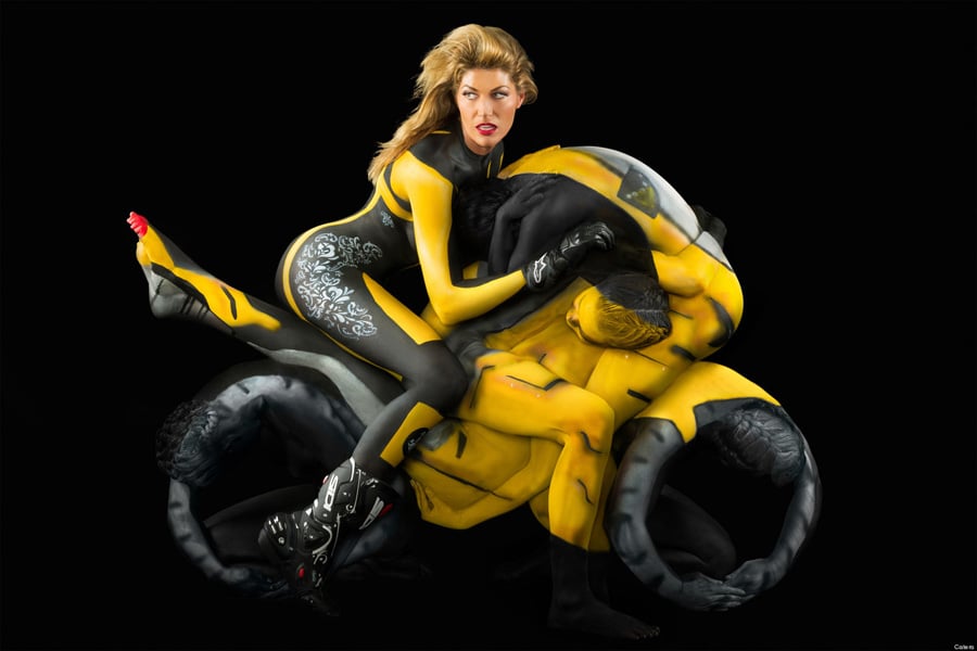 painting Motorcycle body