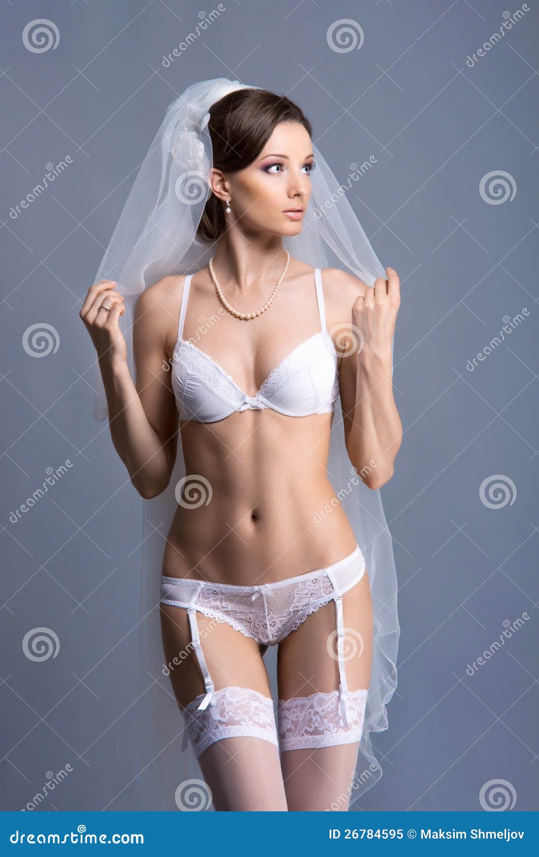 bra Wife and panties posing