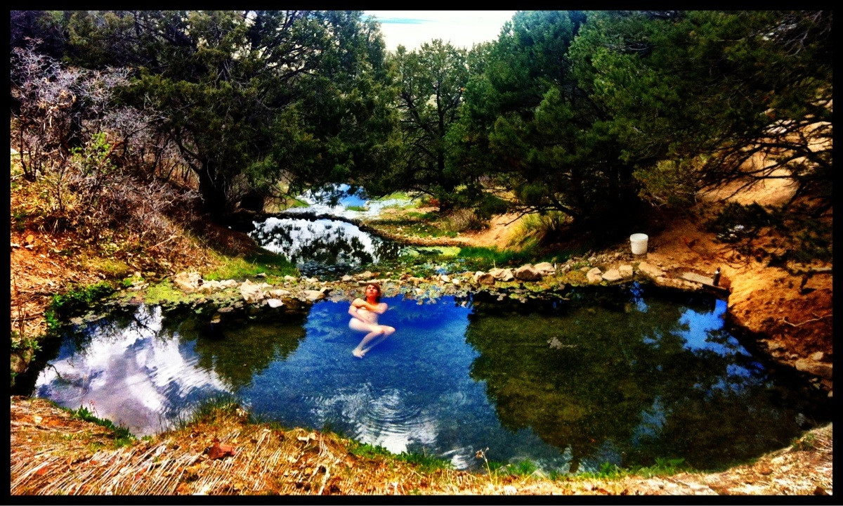 colorado Valley springs view hot