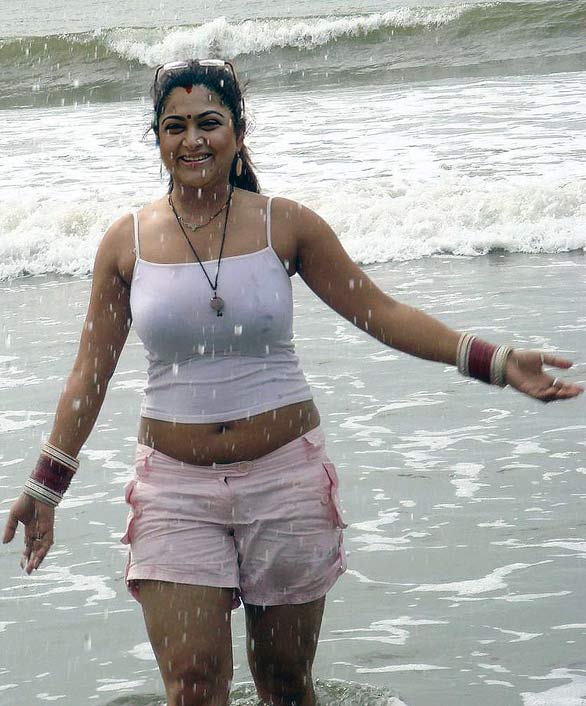 nude Indian actress beach