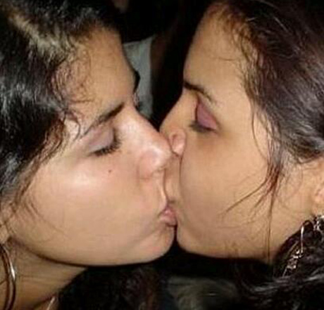 kissing Indian lesbian girls