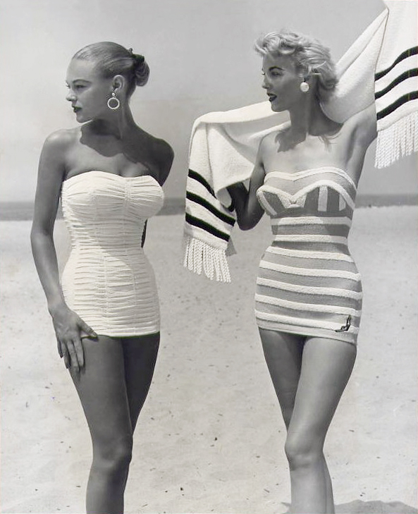 suits Vintage beach bathing
