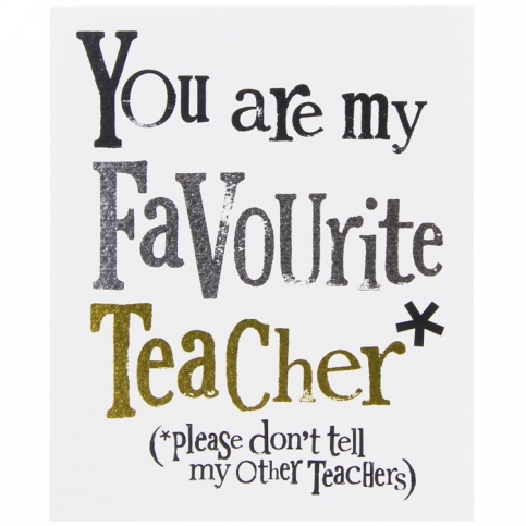 favourite teacher My