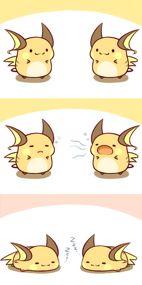 raichu Cute comic pokemon