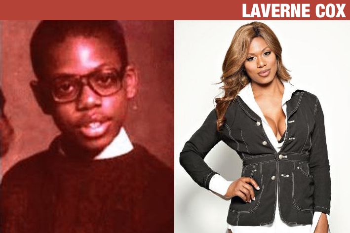 after before Laverne cox and