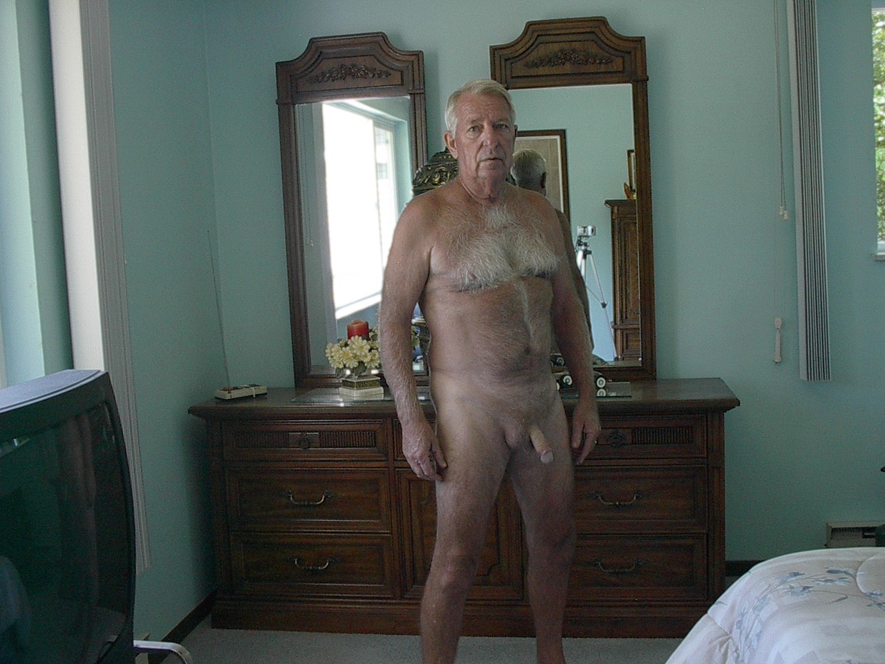 gay grandpa hairy Naked