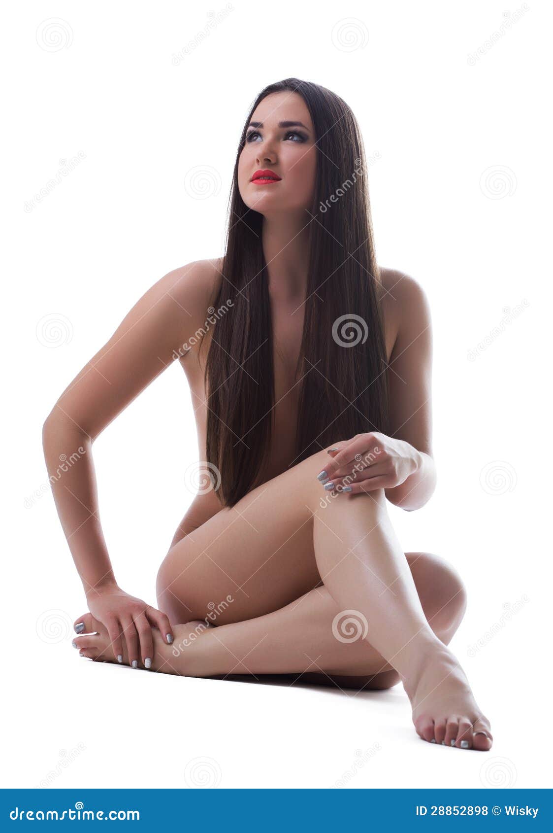 long Nude black hair with women