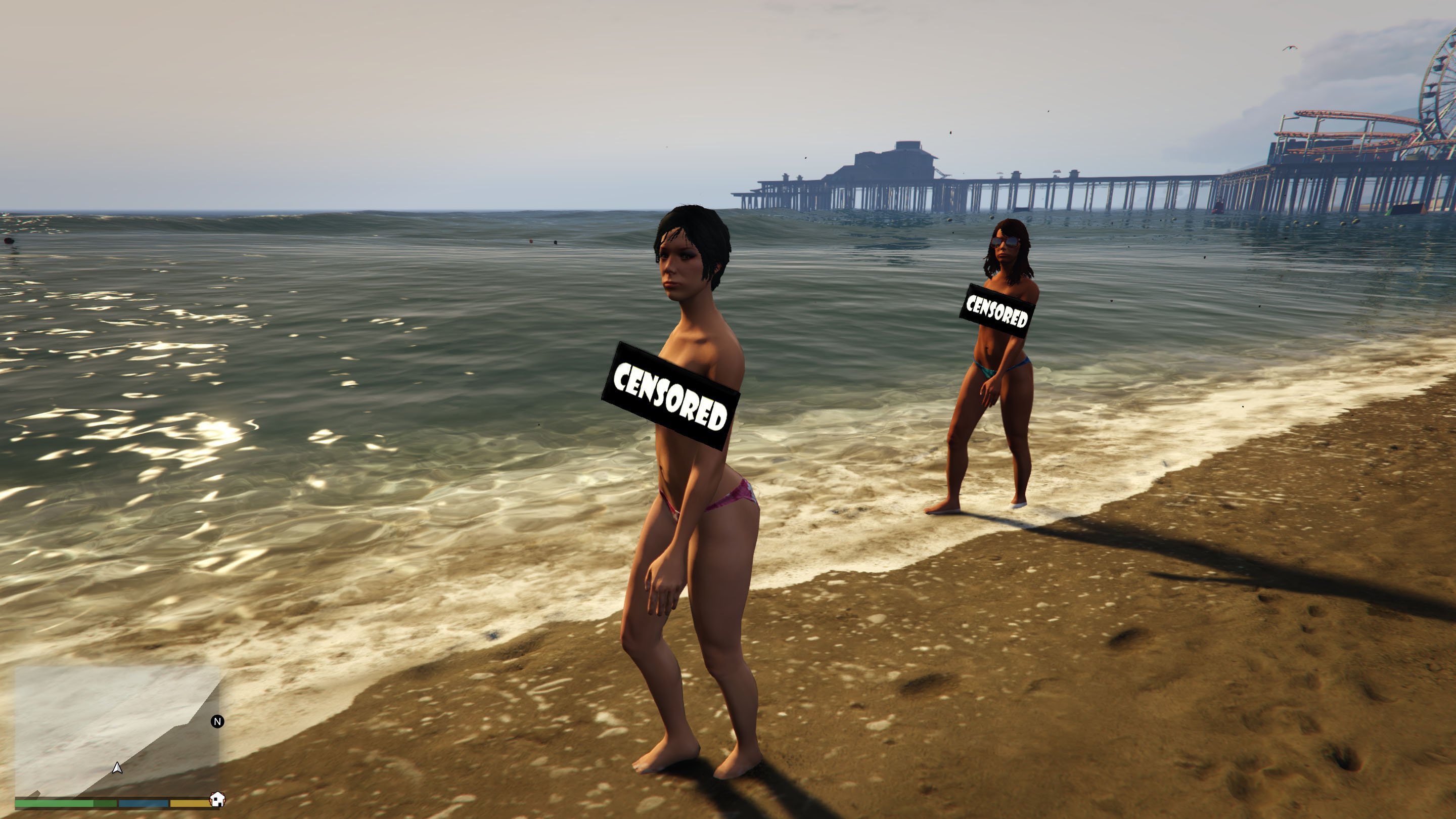 on sex Girl nude beach
