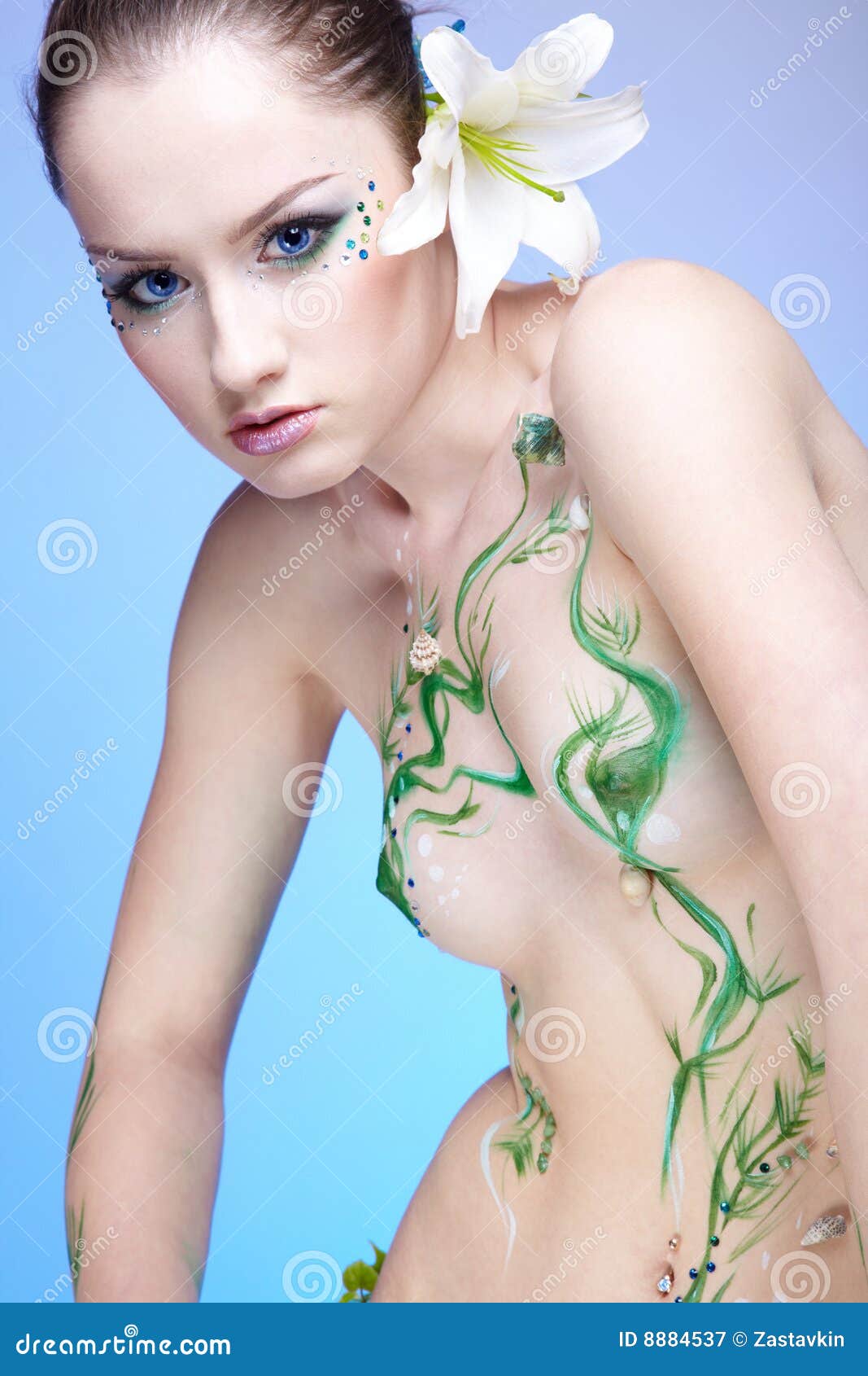 girl Naked mermaid