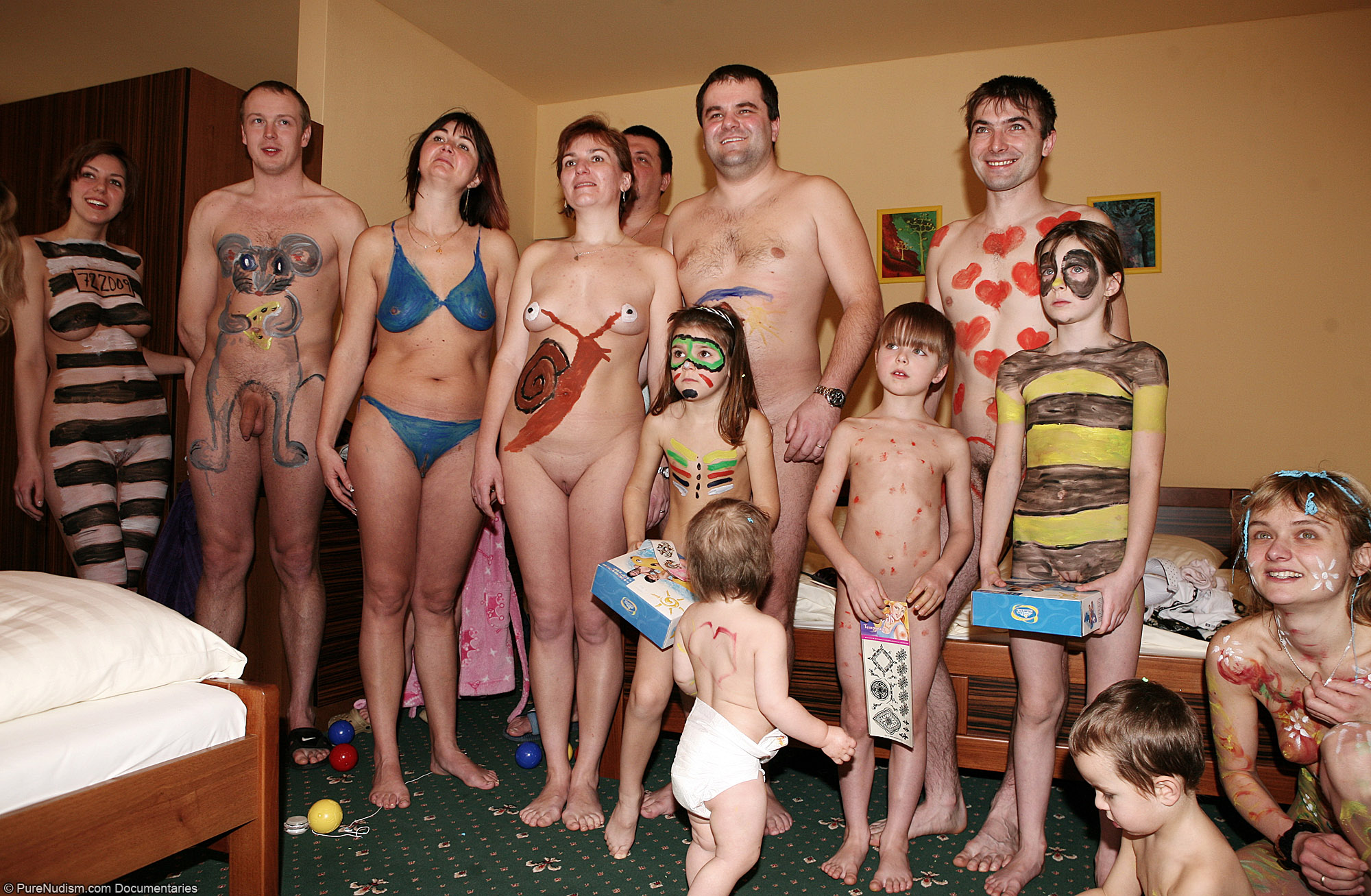family fun Russian nudist girls