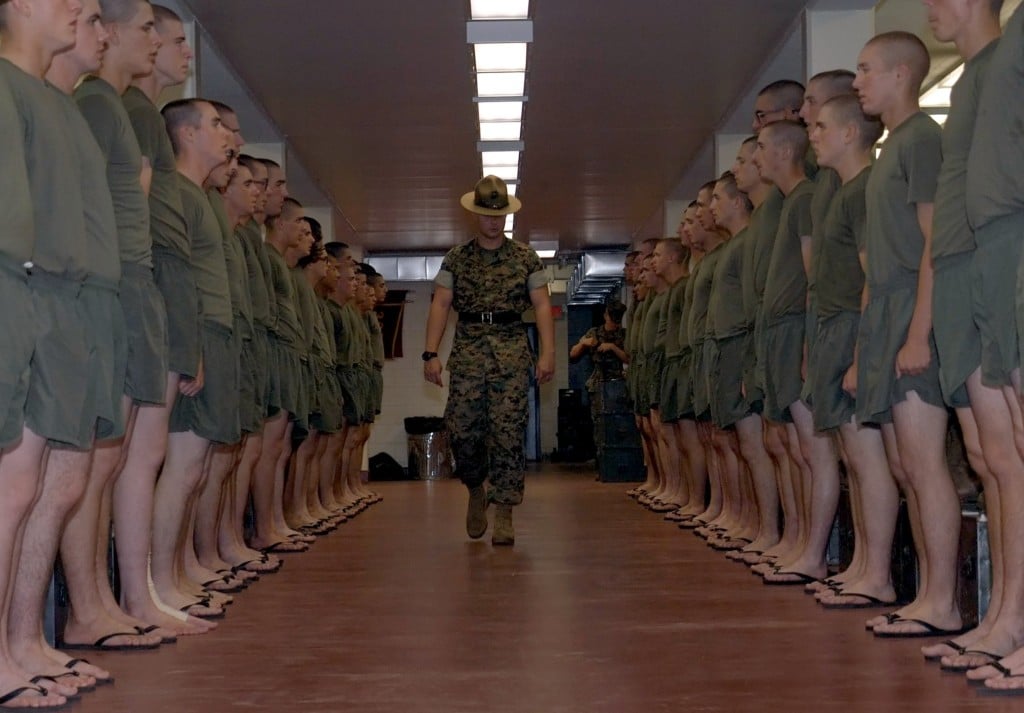 instructors camp drill boot Marine corps